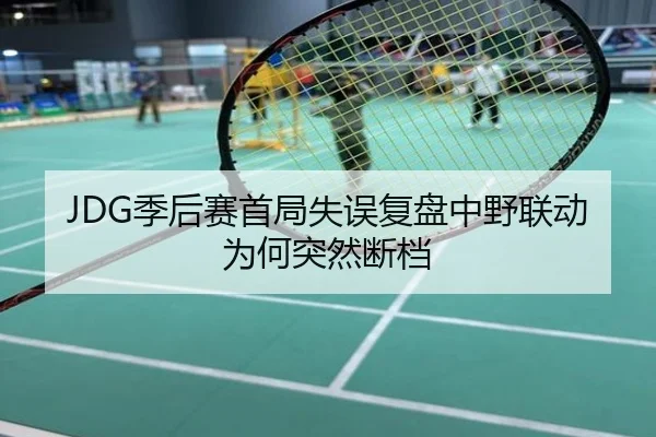 JDG季后赛首局失误复盘中野联动为何突然断档